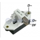 REGULADOR VOLTAGEM ( ALTERNADOR ) - TEMPRA 8/16V/KADETT/IPANEMA/MONZA 2.0 MPFI/UNO 1.6R AR CONDICIONADO [CAMPO POSITIVO/14V/75A]