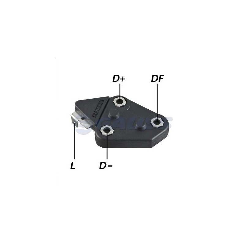 REGULADOR VOLTAGEM ( ALTERNADOR ) - MONZA/KADETT/CHEVETTE /OPALA/UTILITARIOS S/TODOS C ALT DELCO/ARNO 65A [CAMPO POSITIVO/14V/65