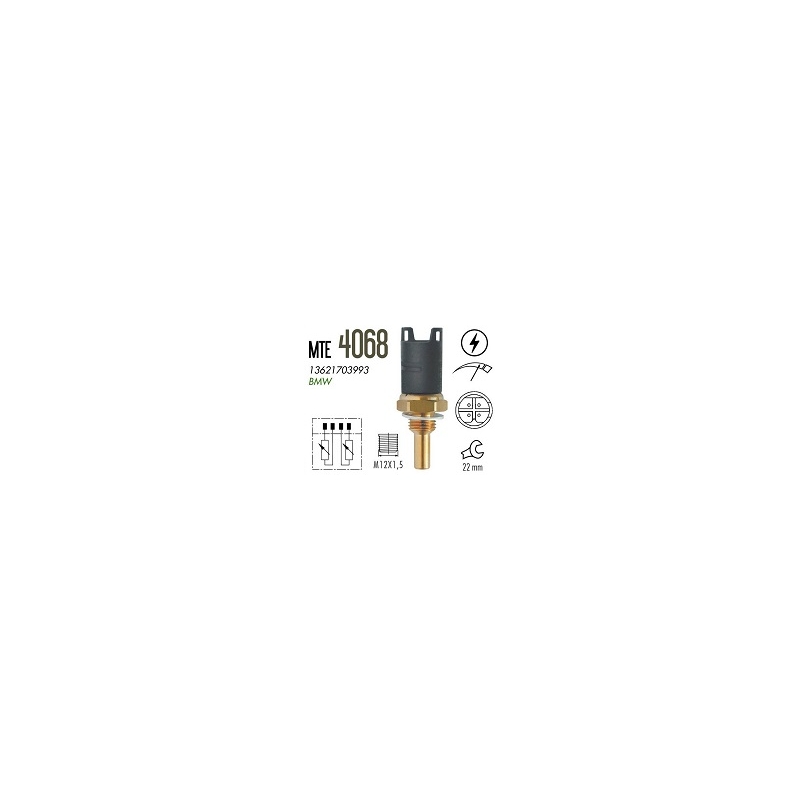 SENSOR TEMPERATURA - BMW SERIE 3 2.5 24V/2.8 24V 1994-1999 SERIE 5 2.5 24V/4.4 32V 1995-2001 M5 4.9 32V 1998-2003 M3 3.2 24
