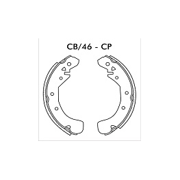 SAPATA FREIO - CHEVROLET MONTANA 1.4 8V/1.8 8V 2003-2014 ASTRA 1.8 8V/2.0 16V/2.0 8V 1994-2009 MERIVA 1.4 8V/1.8 8V 2