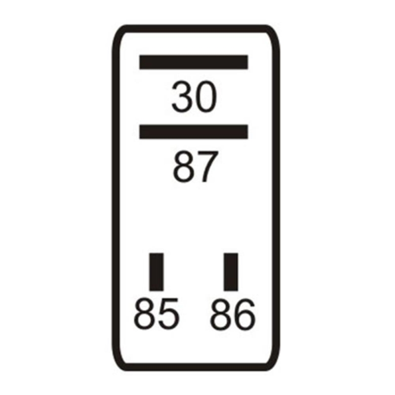 RELE - VOLKSWAGEN GOL 1.0 16V/1.0 8V/1.6 8V 1982-2016 FIAT UNO 1.0 8V 1990-2016 CHEVROLET CORSA 1.0 8V/1.4 8V