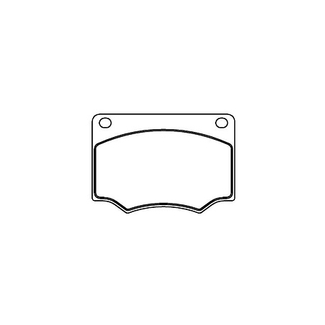 PASTILHA FREIO - CHEVROLET OPALA 2.5 8V/4.1 12V 1977-1992 CARAVAN 2.5 8V/4.1 12V 1977-1992 DODGE POLARA 1.8 8V 1968-198