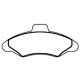 PASTILHA FREIO - FORD ESCORT 1.6 8V/1.8 8V 1990-1996 VERONA 1.8 8V/2.0 8V 1994-1996 VOLKSWAGEN LOGUS 1.6 8V/1.8 8V 1993