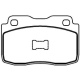 PASTILHA FREIO - FORD CORCEL II 1.6 8V 1979-1986 PAMPA 1.6 8V/1.8 8V 1981-1991 DEL REY 1.6 8V 1981-1983 FIAT 147 1.0 8V