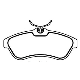 PASTILHA FREIO - CITROEN C3 1.4 8V/1.6 16V 2003-2013