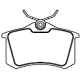 PASTILHA FREIO - AUDI A6 2.4 30V/2.8 12V/2.8 30V 1997-2001 A6 AVANT 2.4 30V/2.8 12V/2.8 30V 1997-2005