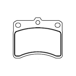 PASTILHA FREIO - ASIA MOTORS TOWNER 0.8 6V 1993-1998