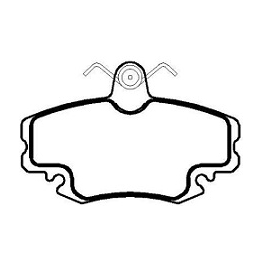 PASTILHA FREIO - RENAULT SANDERO 1.0 16V/1.6 16V/1.6 8V 2007-2015 LOGAN 1.0 16V/1.6 16V/1.6 8V 2007-2015 CLIO 1.0 16V/1