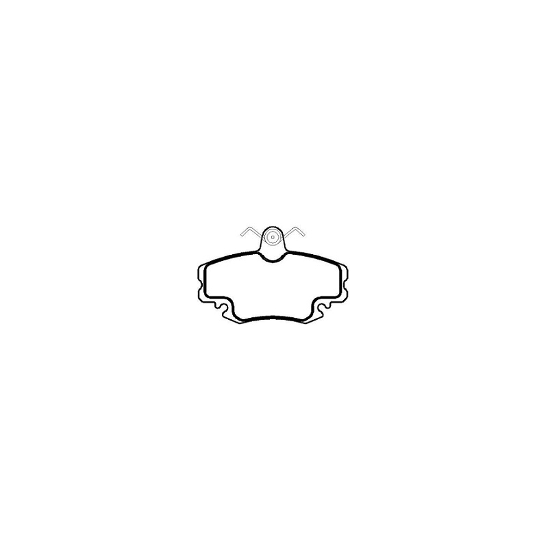 PASTILHA FREIO - RENAULT SANDERO 1.0 16V/1.6 16V/1.6 8V 2007-2015 LOGAN 1.0 16V/1.6 16V/1.6 8V 2007-2015 CLIO 1.0 16V/1