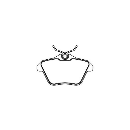 PASTILHA FREIO - ALFA ROMEO 166 3.0 24V 1998-2000 156 2.0 16V 2000-2001