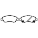 PASTILHA FREIO - HONDA FIT 1.4 8V 2003-2008