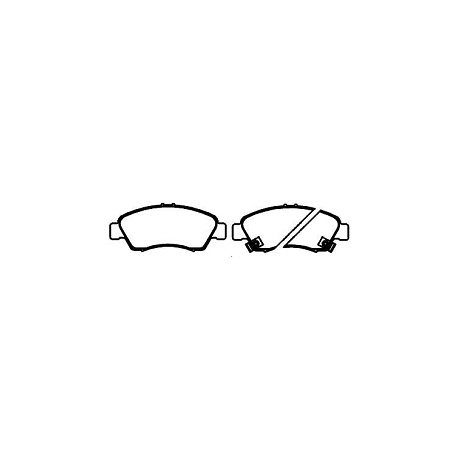 PASTILHA FREIO - HONDA FIT 1.4 8V 2003-2008