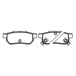 PASTILHA FREIO - HONDA CITY 1.5 16V 2009-2017 FIT 1.5 16V 2013-2014 CIVIC 1.6 16V 1994-1997
