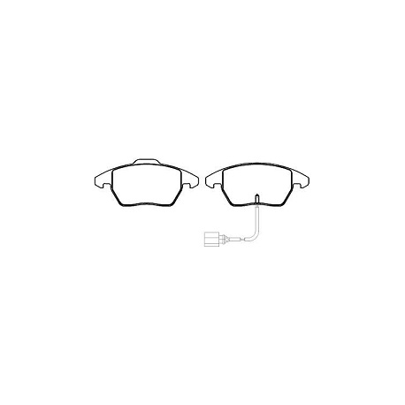 PASTILHA FREIO - AUDI A3 1.8 20V 2003-2006 CITROEN C4 1.6 16V/2.0 16V 2004-2015 VOLKSWAGEN JETTA 2.5 20V 2005-2013 BORA