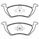 PASTILHA FREIO - VOLKSWAGEN VOYAGE 1.0 12V/1.0 8V/1.6 8V 2011-2021 SAVEIRO 1.6 8V 2011-2013 GOL 1.6 8V 2011-2014 PARATI