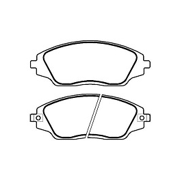 PASTILHA FREIO - CHEVROLET SPIN 1.8 8V 2013-2021 COBALT 1.4 8V/1.8 8V 2013-2021 SONIC 1.6 16V 2013-2014