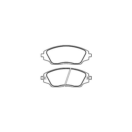 PASTILHA FREIO - CHEVROLET SPIN 1.8 8V 2013-2021 COBALT 1.4 8V/1.8 8V 2013-2021 SONIC 1.6 16V 2013-2014