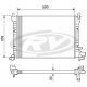 RADIADOR AGUA - FIESTA 1.0/1.3 CHT 87/89 - C/ ACD - TRANS. MEC.
