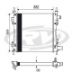 RADIADOR AGUA - KA 1.0/1.3 ROCAM 00/08 - S/ ACD - TRANS. MEC.