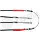 CABO FREIO MAO - UNO CS/FURGONETA/MILLE/ELBA 1.3/1.5/1.6 SPI/MPI/FIRE 95/... - COMPRIMENTO 2828MM