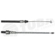 CABO FREIO MAO - UNO MILLE FIRE 1.0/1.3 8V ECONOMY 09/... FIRE FLEX 06/08 - TRASEIRO L/ESQUERDO - COMPRIMENTO 1395MM