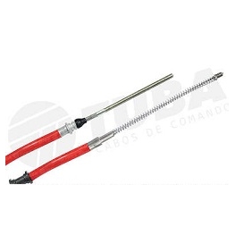 CABO FREIO MAO - S10 2.2/2.5 TURBO 4 CIL TRASEIRO DIREITO .../97/ S10/BLAZER 4.3 V6 DIREITO 97/97 - COMPRIMENTO 2398MM