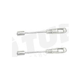 CABO FREIO MAO - ASTRA/CORSA/ZAFIRA INTERMEDIARIO TRASEIRO FREIO A DISCO 99/... - COMPRIMENTO 74MM