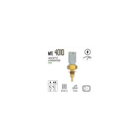 SENSOR TEMPERATURA - BRAVA 1.6 16V GAS 00/01 BRAVA 1.8 16V GAS 00/03 MAREA 1.6 16V GAS 06/08 MAREA 1.8 16V GAS 00/07 MAREA 2.0 2
