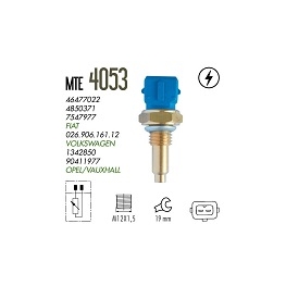 SENSOR TEMPERATURA - BRAVA 1.6 16V GAS 02/03 COUPE 2.0 16V GAS 95/97 DUCATO 2.5 8V DIESEL 97/98 DUCATO 2.8 8V DIESEL 99/05 DUNA 