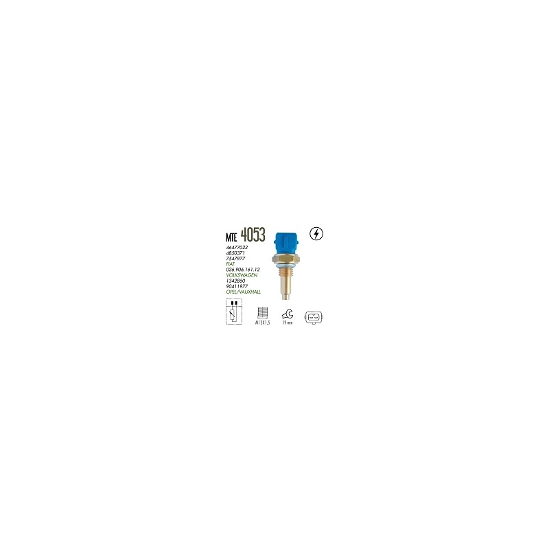 SENSOR TEMPERATURA - BRAVA 1.6 16V GAS 02/03 COUPE 2.0 16V GAS 95/97 DUCATO 2.5 8V DIESEL 97/98 DUCATO 2.8 8V DIESEL 99/05 DUNA 