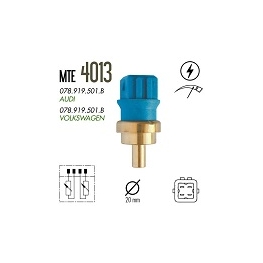SENSOR TEMPERATURA - A3 1.6 8V/1.8 20V GAS 99/99 A4 1.8 20V GAS 95/01 3000GT 3.0 24V GAS 92/92 GOLF 1.6 8V GAS 98/98 GOLF 2.0 8V