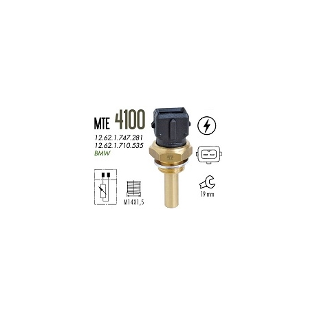 SENSOR TEMPERATURA - BMW 316I 1.6 GAS 90/91 318I 1.8 16V GAS 90/98 318TI 1.9 95/95 525I 2.5 90/91 OU 95/96 530I 3.0 24V GAS 92/9