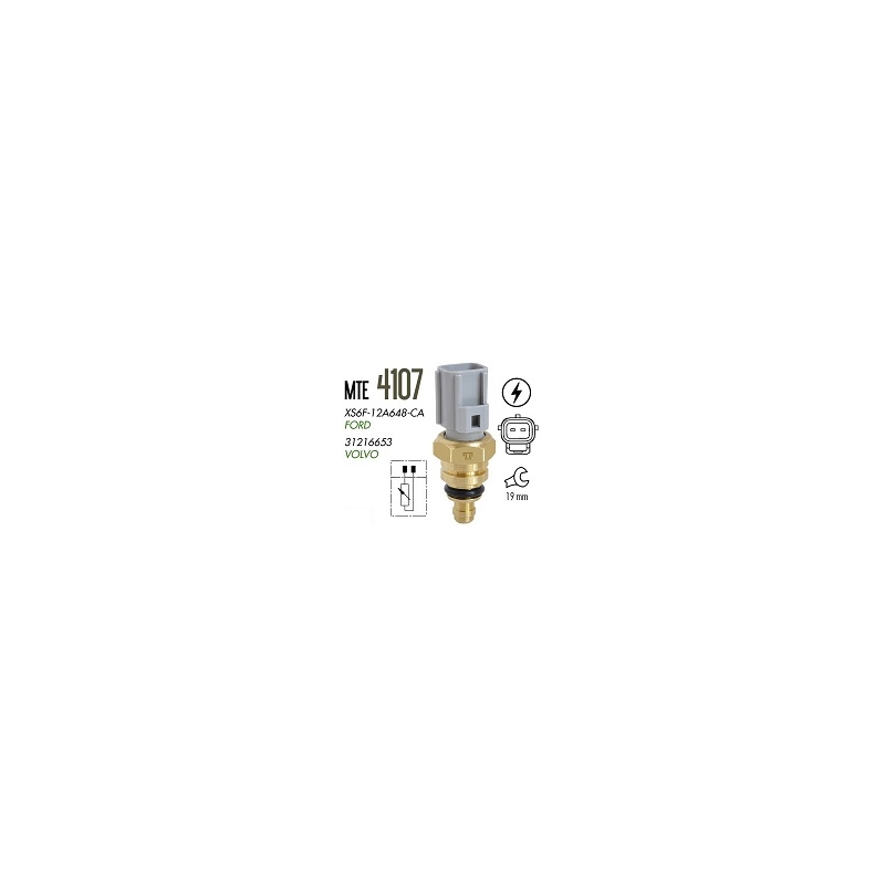 SENSOR TEMPERATURA - ECOSPORT 1.6 16V FLEX 12/16 ECOSPORT 2.0 16V GAS 03/09 ECOSPORT 2.0 16V FLEX 09/12 FIESTA 1.5 16V FLEX 11/1