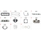 JOGO DE JUNTA DO MOTOR SEM RETENTOR - CHEVROLET VECTRA 2.0 16V 1996-1997 ASTRA 2.0 16V 1999-2005