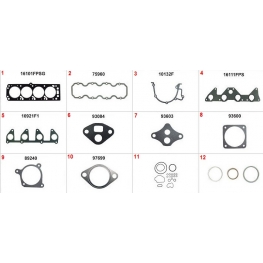 JOGO DE JUNTA DO MOTOR SEM RETENTOR - CHEVROLET VECTRA 2.0 8V 1996-2005 ASTRA 2.0 8V 1998-2006 ZAFIRA 2.0 8V 2001-2004