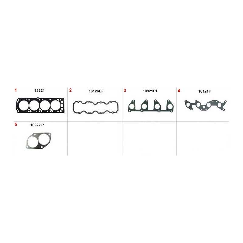 JOGO DE JUNTA DO MOTOR - CHEVROLET KADETT 1.8 8V 1989-1997 MONZA 1.8 8V 1987-1995 IPANEMA 1.8 8V 1989-1997