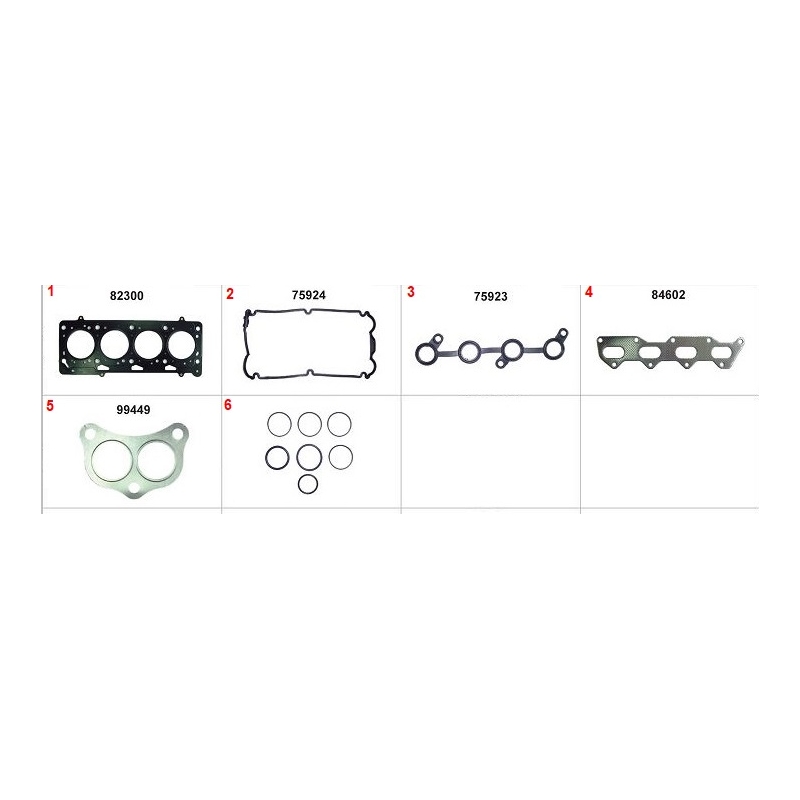 JOGO DE JUNTA DO MOTOR - VOLKSWAGEN GOL 1.0 16V 1997-2005 PARATI 1.0 16V 1997-2003 POLO 1.0 16V 2002-2005