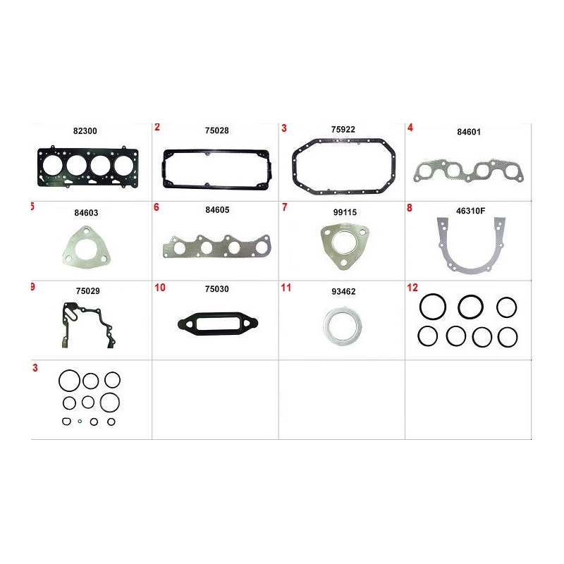 JOGO DE JUNTA DO MOTOR - VOLKSWAGEN GOL 1.0 8V 1996-2000