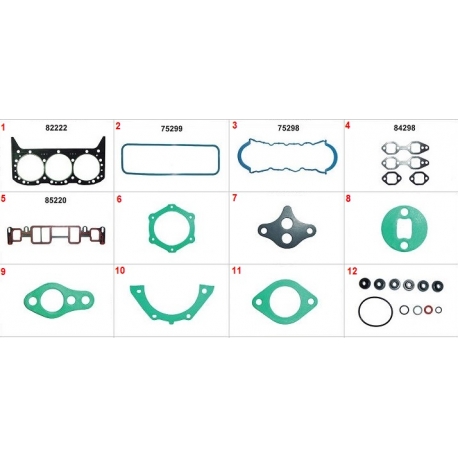 JOGO DE JUNTA DO MOTOR - CHEVROLET BLAZER 4.3 12V 1996-2003 S10 4.3 12V 1996-2003