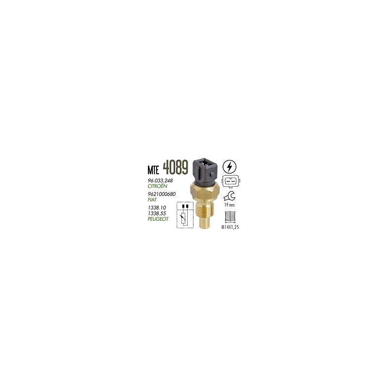 PLUG ELETRONICO AGUA - PEUGEOT 206 1.6 8V 2000-2000 405 2.0 8V 1993-1996 306 1.8 16V/1.8 8V 1993-2002 CITROEN ZX 2.0 16V 1992