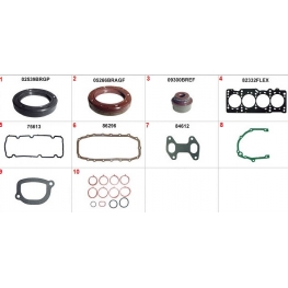 JOGO DE JUNTA DO MOTOR - FIAT STRADA 1.4 8V 2005-2021 PUNTO 1.4 8V 2007-2010 PALIO 1.4 8V 2005-2010 IDEA 1.4 8V 2005-2010 SIENA