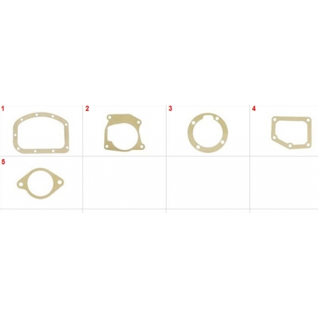 JOGO DE JUNTA DO CAMBIO - CHEVROLET D-10 3.9 8V 1984-1994 C-10 4.1 12V/4.3 12V 1964-1989 A-10 2.5 8V/4.1 12V 1980-1995 C-100 4.1