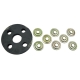KIT DO DISCO DE ARTICULACAO DA DIRECAO - VOLKSWAGEN FUSCA 1.3 8V/1.5 8V/1.6 8V 1968-1996 BRASILIA 1.3 8V/1.6 8V 1973-1982 VARIAN